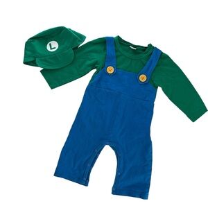 Baby Luigi Costume 3-6 Months